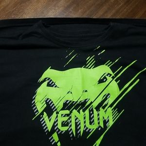 Venum men’s black short sleeve tee shirt